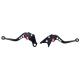 Set 2 manete frana si ambreiaj reglabile Honda CB600 98-06/CBR600 F2,F3,F4/NC700S, culoare negru