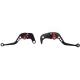 Set 2 manete frana si ambreiaj reglabile Suzuki Gsxr 600/750/1000, culoare negre