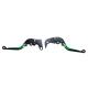 Set 2 manete frana si ambreiaj reglabile Suzuki GSXR600 06-10/750 06-10/1000 05-06, culoare verde