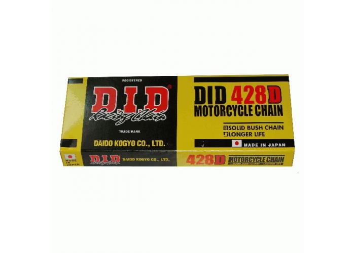 Lant transmisie DID428D-132 zale, fara O-ring, pentru motociclete 125cc