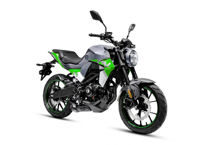 Motocicleta Barton Naked 125cc, culoare nergru/verde