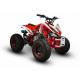 ATV Barton Rocky125cc, 4 timpi, roti de 8", culoare alb/rosu