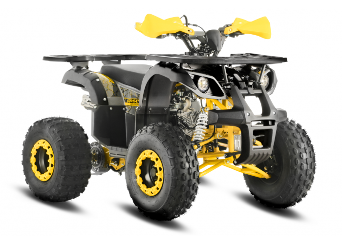 ATV Barton Thor 125cc, 4 timpi, roti de 8", culoare galben