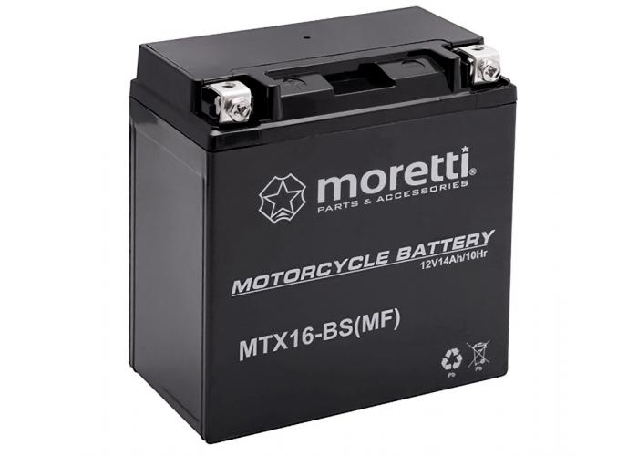 Baterie moto/atv AGM (Gel) MTX16 Moretti