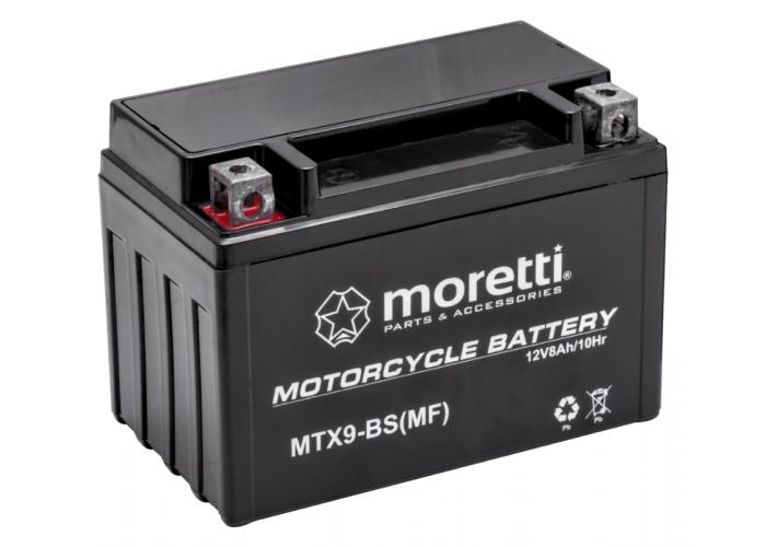 Acumulator Moretti AGM (Gel) MTX9-BS, 12v, 8ah