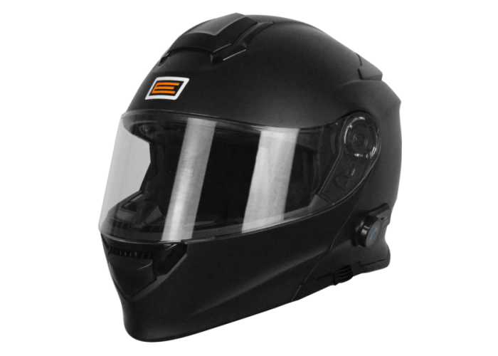 Casca moto rabatabila, Origine DELTA SOLID, sistem bluetooth integrat, culoare negru mat, marime S