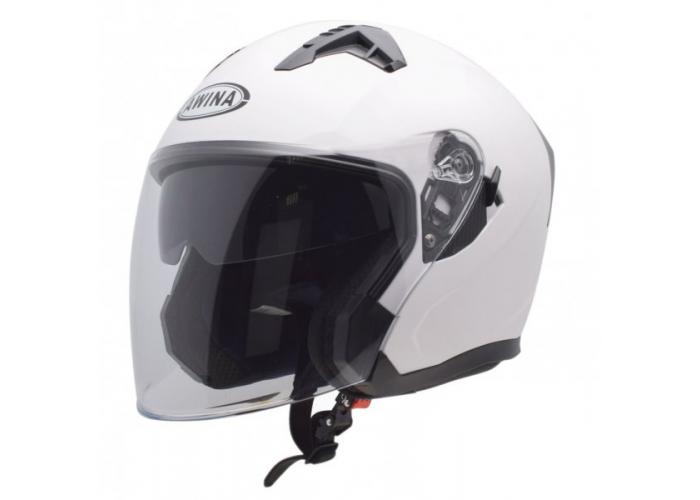 Casca moto semi-integrala Jk528, culoare alb, marime M