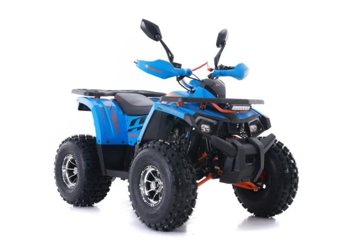 ATV Asix Fourcraft 125cc, A1, roti 8", jante din aluminiu, 1+1 viteze, culoare albastru/portocaliu