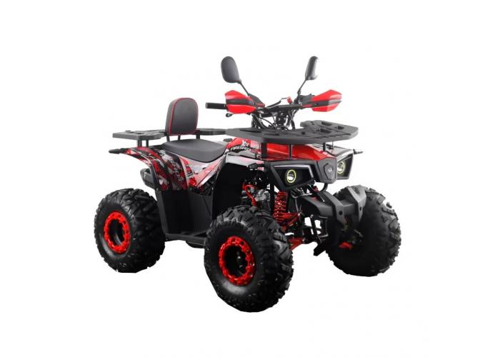 ATV XTR Pro FireShot 002 roti 8 inch,125cc, 3+1 viteze, culoare negru/rosu