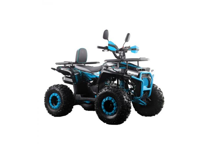 ATV XTR Pro Discovery 018, roti 8 inch,125cc, 3+1 viteze, culoare negru/albastru