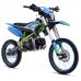 Motocicleta Enduro/Cross Asix Lizzard 125cc, 4T, roti 17"/14", 4 viteze, pornire electromotor, culoare albastru/lime