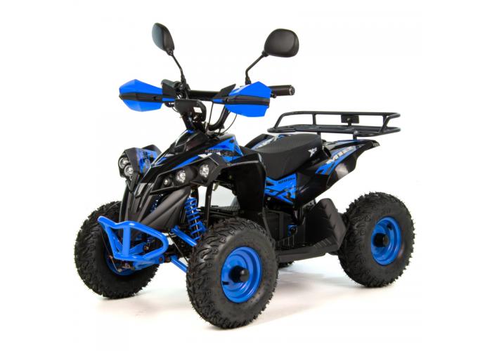 Atv electric copii XTR E-M12-6 1200W, culoare negru/albastru