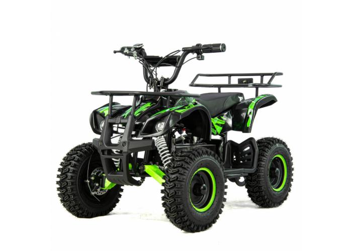 Atv electric copii XTR E-M7 1000W, culoare negru/lime