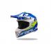 Casca motocross/enduro Ufo Plast Intrepid, culoare albastru/galben, marime XS