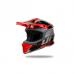 Casca motocross/enduro Ufo Plast Intrepid, culoare gri/rosu, marime L