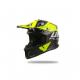 Casca motocross/enduro Ufo Plast Intrepid, culoare negru/galben fluo, marime L