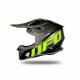 Casca motocross/enduro Ufo Plast Intrepid, culoare gri/verde fluo, marime L