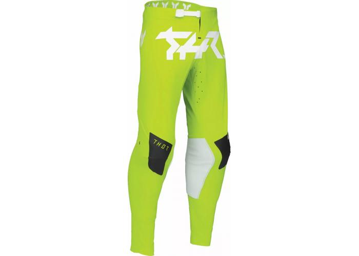 Pantaloni motocross Thor SportMode Riot, culoare galben fluo/negru, marime 33