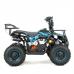 Mini atv XTR M7, roti 6 inch, 50cc, 2 timpi, pornire la buton, culoare negru/albastru 