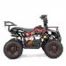 Mini atv XTR M7, roti 6 inch, 50cc, 2 timpi, pornire la buton, culoare negru/rosu