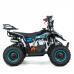 Mini atv XTR M8, roti 6 inch, 50cc, 2 timpi, pornire la sfoara, culoare negru/albastru