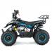 Mini atv XTR M8, roti 6 inch, 50cc, 2 timpi, pornire la sfoara, culoare negru/albastru