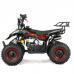 Mini atv XTR M8, roti 6 inch, 50cc, 2 timpi, pornire la sfoara, culoare negru/rosu