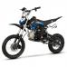 Motocicleta Cross/Enduro copii 4T XTR 607, 125cc, roti 17/14, pornire electromotor, culoare negru/albastru