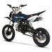 Motocicleta Cross/Enduro copii 4T XTR 607, 125cc, roti 17/14, pornire electromotor, culoare negru/albastru