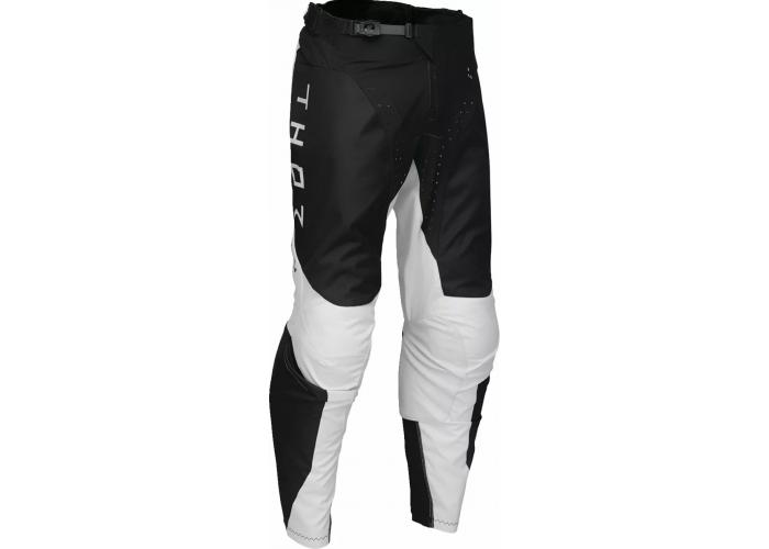 Pantaloni motocross Thor LaunchMode Storm, culoare alb/negru, marime 44