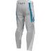 Pantaloni motocross Thor LaunchMode Vented Raid, culoare gri/alb, marime 32