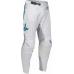 Pantaloni motocross Thor LaunchMode Vented Raid, culoare gri/alb, marime 40