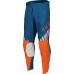 Pantaloni motocross Thor LaunchMode Zone, culoare albastru/portocaliu, marime 32