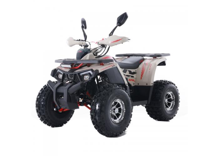 ATV Asix Fourcraft 125cc, A1, roti 8", jante din aluminiu, 3+1 viteze, culoare rosu/nisipiu