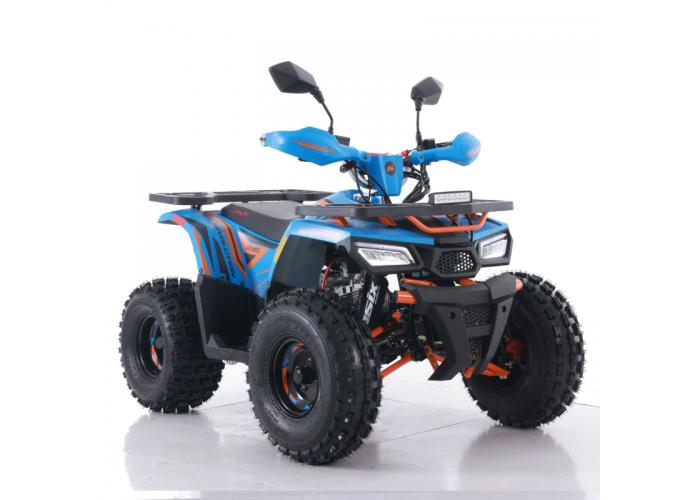 Atv Asix Hunter 125cc, roti 8 inch, 1+1 viteze, culoare albastru/portocaliu