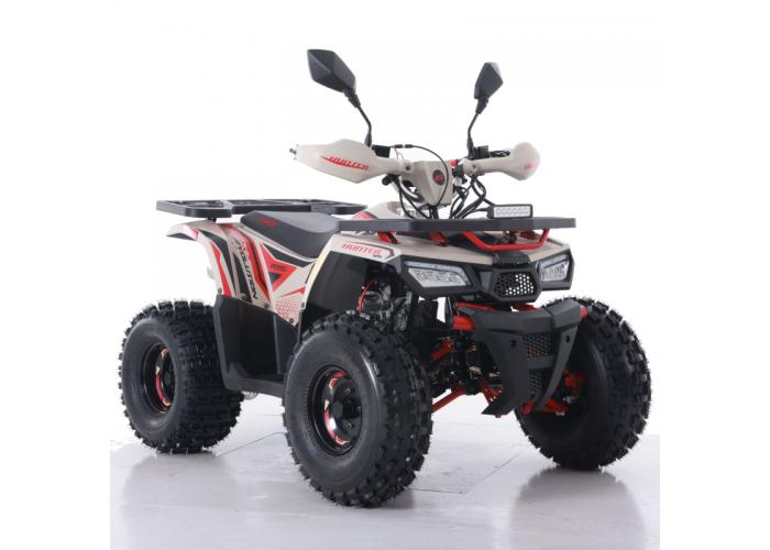 Atv Asix Hunter 125cc, roti 8 inch, 1+1 viteze, culoare rosu/nisipiu