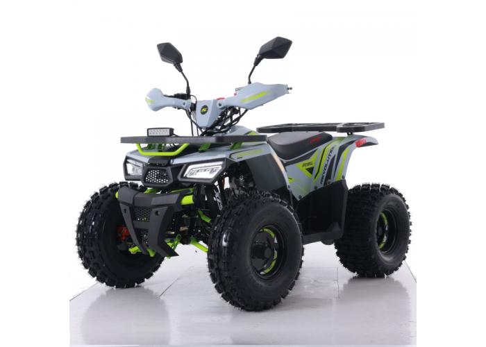 Atv Asix Hunter 125cc, roti 8 inch, 1+1 viteze, culoare gri/lime