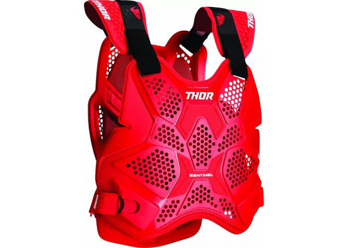 Protectie corp Thor Sentil-Pro, culoare rosu, marime M/L