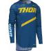 Tricou atv/cross copii Thor SportMode Brave, culoare albastru/galben, marime XL