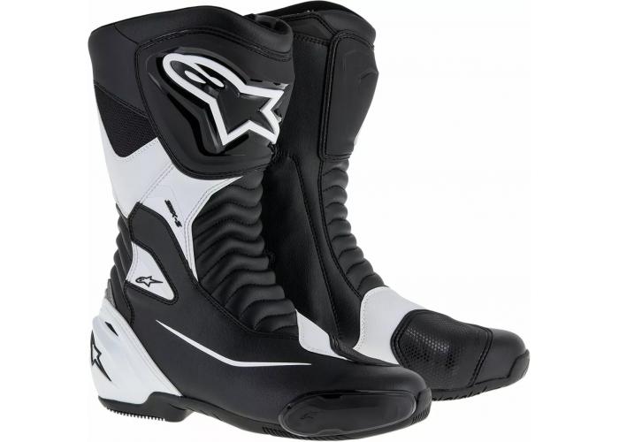 Cizme Alpinestars SMX-6 v2 culoare negru/alb, marimea 42