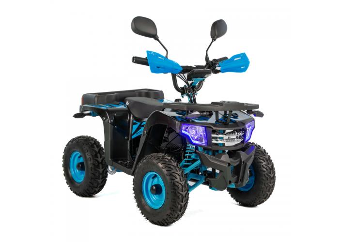 Atv electric copii XTR E-M14 1200W, culoare negru/albastru