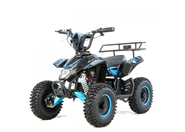 Atv electric copii XTR E-M8/6 1000W, culoare negru/albastru