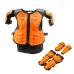 Set protectie corp si genunchi, cross/enduro/atv, copii XTR X2, marime universala, culoare portocaliu