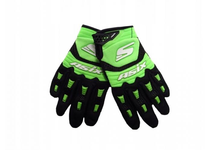 Manusi enduro/atv/cross Asix AS3 Senior, culoare verde lime, marime L