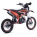 Motocicleta Enduro/Cross Asix Lizzard 125cc, 4T, roti 17"/14", 4 viteze, pornire electromotor, culoare negru/portocaliu