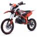 Motocicleta Enduro/Cross Asix Lizzard 125cc, 4T, roti 19"/16", 4 viteze, pornire electromotor, culoare negru/portocaliu