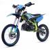 Motocicleta Enduro/Cross Asix Lizzard 125cc, 4T, roti 19"/16", 4 viteze, pornire electromotor, culoare albastru/lime