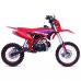 Motocicleta Enduro/Cross Asix Lizzard 125cc, 4T, roti 17"/14", 4 viteze, pornire electromotor, culoare rosu/albastru