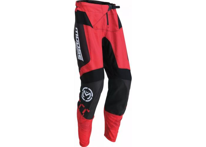 Pantaloni atv/cross MooseRacing Qualifier, culoare negru/rosu, marime 38