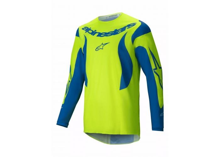 Tricou atv/cross ALPINESTARS Fluid Haul, culoare verde/albastru, marime L